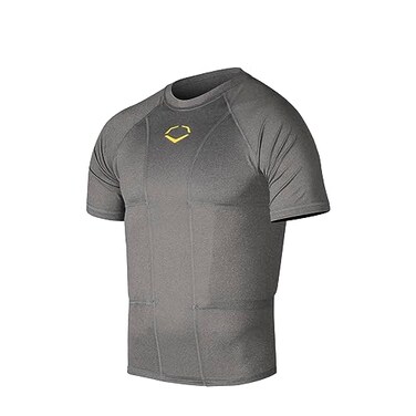 EvoShield Adult Performance Rib Shirt and Shields Grey 2XLarge