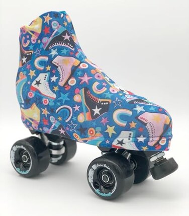 Uniq Skates Skating Boot Covers Protective and Stylish Spandex Protection for Roller or Ice Skate Boots pattern10