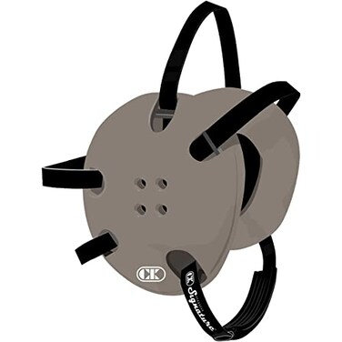 Cliff Keen E58 Headgear Silver wBlack Straps