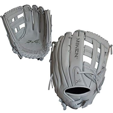 Miken PRO SERIES Slowpitch Softball Glove 13 White RHT