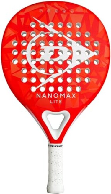 Dunlop Sports Nanomax Lite Padel Racket RedWhite
