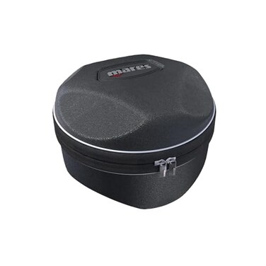Mares Shell Round Case Soft Durable Protective Compact Scuba Diving Computer Storage Bag Case wZip Closure