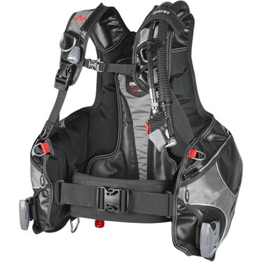 Mares Rock Pro BCD Unisex Durable Lightweight Scuba Diving with Integrated Quick Release Weight System Medium