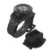 Scuba Choice Deluxe Diving Wrist Compass with Hose Mount Glowing Dial 80m Depth Rating 15 Adjustable Strap Portable for Underwater Navigation Reliable Durable Black