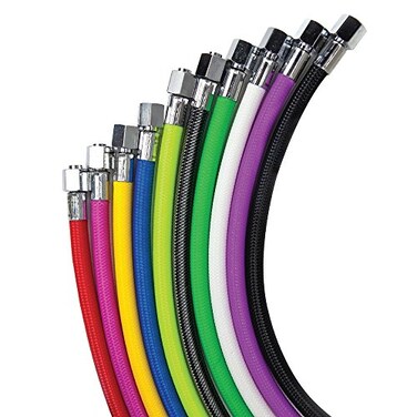 XS Scuba Miflex Low Pressure Braided Hoses Pink 30