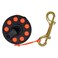 Scuba Choice Scuba Diving Compact Finger Spool with Plastic Handle 65 Orange Line