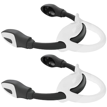 Mares Bungee Straps Replacement Part for Scuba Diving Open Heel Fins Pair White XLarge