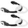 Mares Bungee Straps Replacement Part for Scuba Diving Open Heel Fins Pair White XLarge
