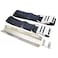 Palantic Tech Diving Backplate Adapter with 2 Tank Straps System Set Silver