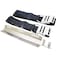 Palantic Tech Diving Backplate Adapter with 2 Tank Straps System Set Silver