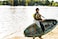Pelican Universal SUP Kayak Comfortable Carrying Shoulder Strap Universal Adjustable Sling with Builtin Paddle Loop Black