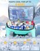 Widitn Waterproof Paddle Board Cooler Hard Bottom Paddleboard Cooler Deck Bag with Adjustable Strap Bottle Opener SUP Kayak Bag Fits 30 Cans for Paddleboarding Kayaking Camping