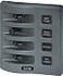 Blue Sea Systems 4305 WeatherDeck 12V DC Waterproof Switch Panel 4 Position 1224V