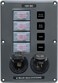 Blue Sea Systems 4321 Circuit Breaker Switch Panel Black Gray