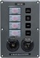 Blue Sea Systems 4321 Circuit Breaker Switch Panel Black Gray