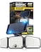 BellHowell BellHowell Bionic Flood Light AS SEEN ON TV 500 Lumen Deluxe Version Bionic Floodlight LED Solar Flood Lights Outdoor Motion Sensor Waterproof Solar Security Lights with 360 3 Panel Design