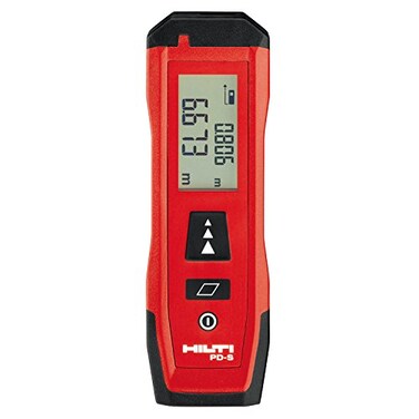 Hilti PDS Laser Distance Meter 60M197ft Rangefinder with Area Measurement 15mm Accuracy 8in197ft Range