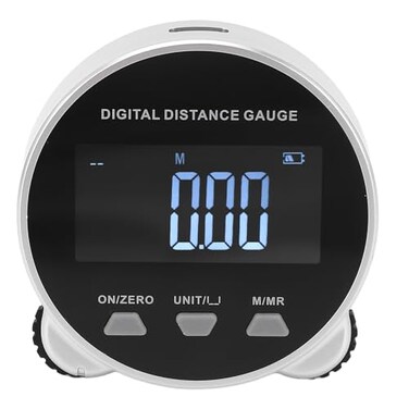 Gernie Digital Tape Measure 06562ft Long Distance Electronic Rolling Ruler with LCD Display USB Rechargeable Multifunctional Digital Measure Tool Range Finder Support Data Storage