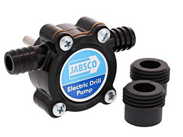 Jabsco 172500003 Self Priming Electric Drill Pump Black