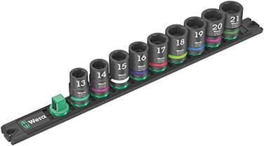 Wera Magnetic sock rail C 1 sock set 12 drv 9 pcs