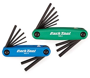 Park Tool FWS2 FoldUp Wrench Set ToolBlueGreen
