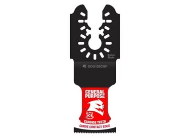 Diablo AMPED Demo Demon Universal Fit Carbide Oscillating Blade for General Purpose Cuts 114 Cutting Width 112 Cutting Depth 3Pack DOU125CGP3