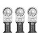 Fein Starlock ECut LongLife Saw Blade Precision Cutting for Wood Drywall Plastics Bimetal with Teeth Set 138 Medium Width 2 Length 3Pack 63502160270