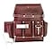 Zeluga 20168 6 Pocket Leather Electrician Tool Pouch Cherry