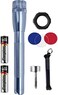 MagLite Mini MAG 2 AA LED Flashlight 127 Lumens Compact Flashlight with Adjustable Beam HighLow Modes IPX4 WaterResistant ShockResistant Design Alkaline Batteries Included Combo Pack Gray