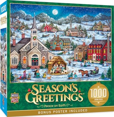MasterPieces 1000 Piece Christmas Jigsaw Puzzle Peace on Earth 1925x2675