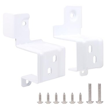 unrulysoul 24 Stack Bracket Kit for GE GFA24KITL 24 Inch Front Load Washers and Dryers Laundry Bracket 24in Width Frontload Stacking Kit White