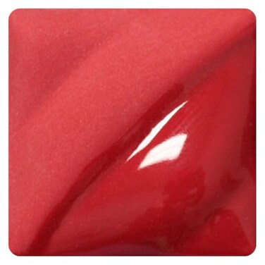 AMACO Velvet V387 Bright Red Underglaze 2 oz 59 mL Cone 0510 V Intermixable Underglaze for Bisque and WetUnfired Clay