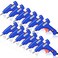 Zhengmy 12 Pieces Mini Hot Glue Gun Crafts Hot Melt Guns Fast Preheating and Easy Squeeze Trigger for School DIY Arts Class Projects Office Home Quick Repairs Blue