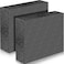 Frienda 2 Pcs Polyethylene Foam Sheet Polyethylene Insert Cuttable Packing Block Foam Padding for Toolbox Storage and Crafts 12 X 10 X 2125Black