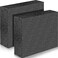Frienda 2 Pcs Polyethylene Foam Sheet Polyethylene Insert Cuttable Packing Block Foam Padding for Toolbox Storage and Crafts 12 X 10 X 2125Black