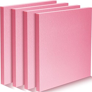 Fabbay 4 Pieces 1 x 1 Foam 079 Inch Thick Polystyrene Rectangles XPS Foam Board Craft for DIY Modeling Art Supplies