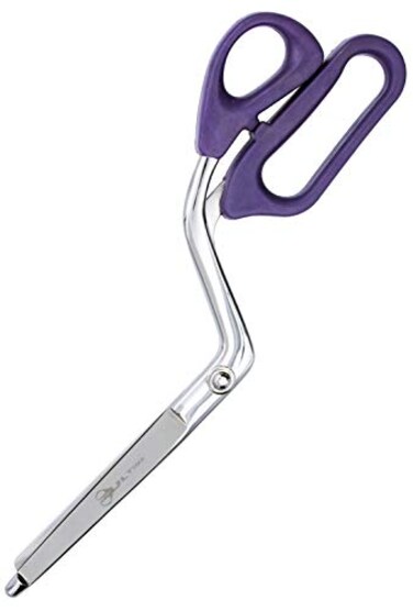 Ultima 115 Batting Scissors Cleanly Cuts Cotton Wool Polyester CottonPoly Blend Batting Purple