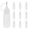 rosenice Needle Bottle 10ml Glue Bottle Applicator for DIY 10PcsWhite