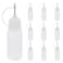 rosenice Needle Bottle 10ml Glue Bottle Applicator for DIY 10PcsWhite