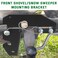 AUTOVIC Snowplow Mounting Brackets Front for John Deere 46 ShovelSnow Sweeper Mounting Bracket Replace for GXH24760 GXH24761 1Pair
