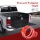Camotokiit New Tailgate AntiTheft Lock for Toyota Tacoma 20052015Tailgate Locks 6061 T6 Aluminum Red