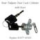 PMFCA Tailgate Lock Cylinder with 2 Keys for Nissan Frontier 20002004 Replace K34779Z425 Rear Trunk Latch Lock