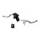 PJMTCUSTOM Chrome Clutch Brake and Shift Lever Hand Controls Easy Pull Handle Compatible with Harley Davidson Softail 20182025