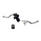 PJMTCUSTOM Chrome Clutch Brake and Shift Lever Hand Controls Easy Pull Handle Compatible with Harley Davidson Softail 20182025