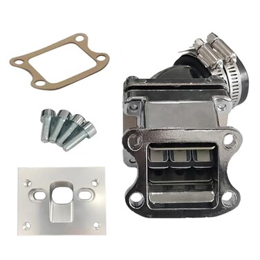 CDHPOWER 2 Stroke Dio Reed Valve with Square Block Dio Reed Valve Kit for 48cc 80ccYD100
