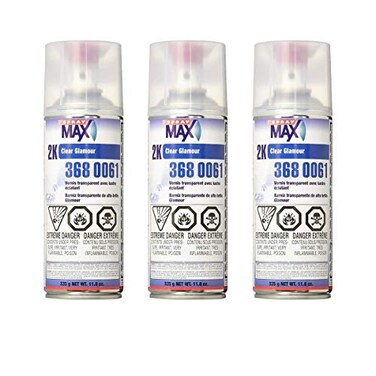 SprayMax USC 2K Glamour High Gloss Aerosol Clear 3 Pack