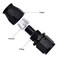 EVIL ENERGY 6AN PTFE Hose End Fitting Straight Black for PTFE Hose Only 4PCS