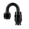 EVIL ENERGY 8AN PTFE Hose End Fitting 180 Degree Black for PTFE Hose Only