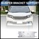 INFINAUTO Bumper Support Bracket Left Side Front Bumper Retainer Bracket Hold Mount No51647274659 for BMW X4 20152018 Aluminum Silver Tone 1 Pc