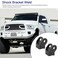 RO6G Shock Bracket Weld On Shock Mount Heavy Duty Brackets for OffRoad Trailers Rear Axle Shock Mount Bracket Kit Thick Weld On Shock Brackets 1 Pair
